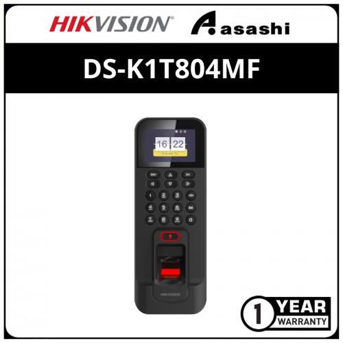 Hikvision DS-K1T804MF Fingerprint Access Control Terminal (MIFARE)