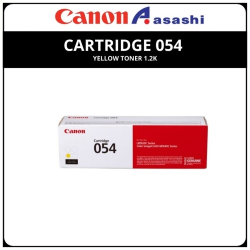 Canon Cartridge 054 Yellow Toner 1.2K