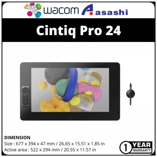 Wacom Cintiq Pro 24 Pen & Touch DTH-2420
