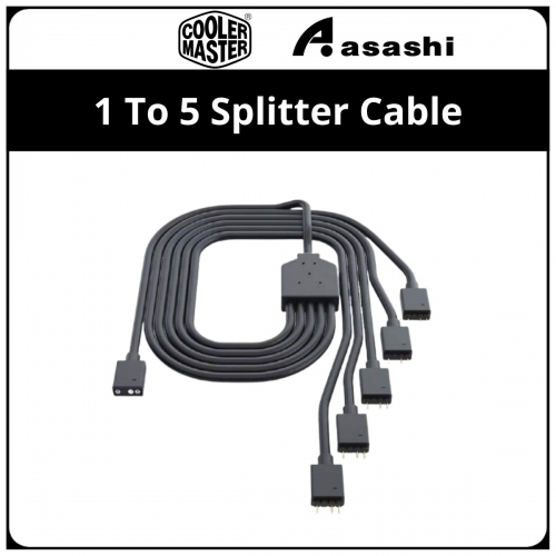 Cooler Master ARGB 1 To 5 Splitter Cable