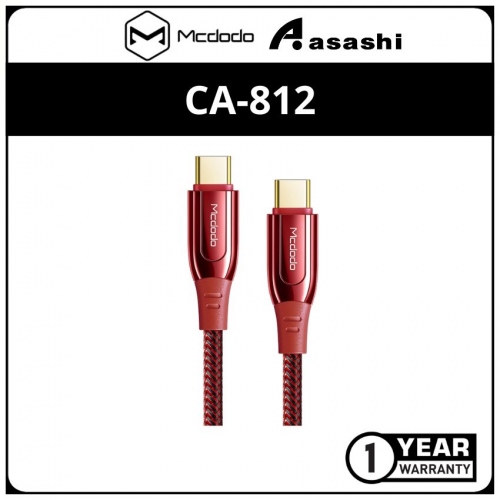 Mcdodo CA-8121 100W Type-C to Type-C cable 1.2M (Red)