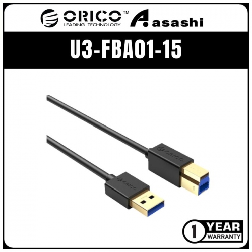 ORICO U3-FBA01-15 1.5M USB3.0 Type A Male to Type B Male Data Cable
