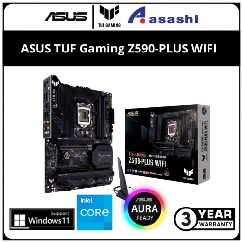 ASUS TUF Gaming Z590-PLUS WIFI (LGA1200) ATX Motherboard
