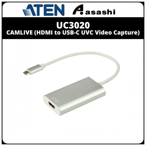 ATEN UC3020 CAMLIVE™ (HDMI to USB-C UVC Video Capture)