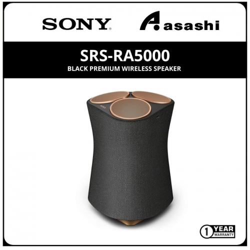 Sony SRS-RA5000/Black Premium Wireless Speaker (1 yrs Limited Hardware Warranty)