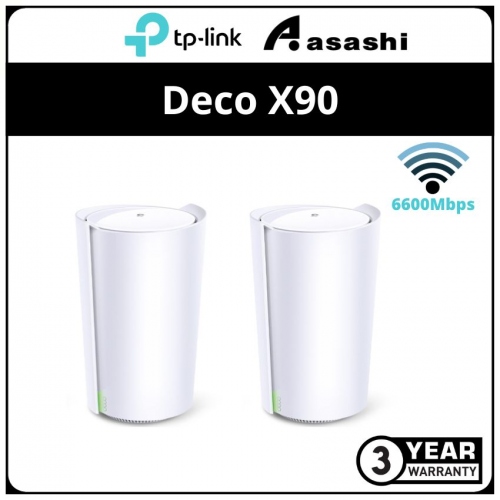 Tp-Link Deco X90(2 Packs) AX6600 Whole Home Mesh Wi-Fi System