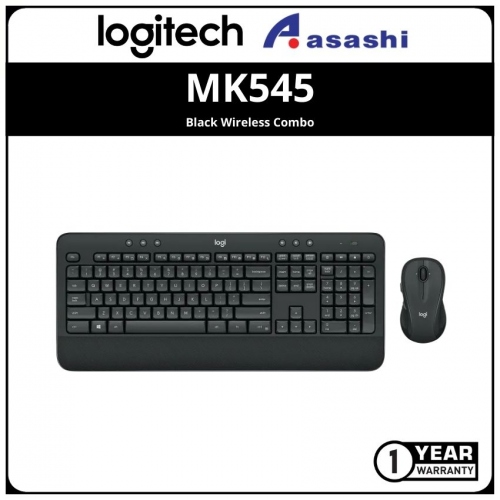 Logitech MK545-Black Wireless Combo (1 yrs Limited Hardware Warranty)