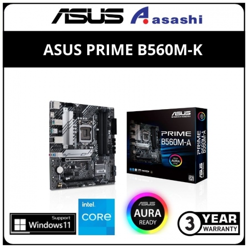 ASUS PRIME B560M-K (LGA1200) M-ATX Motherboard