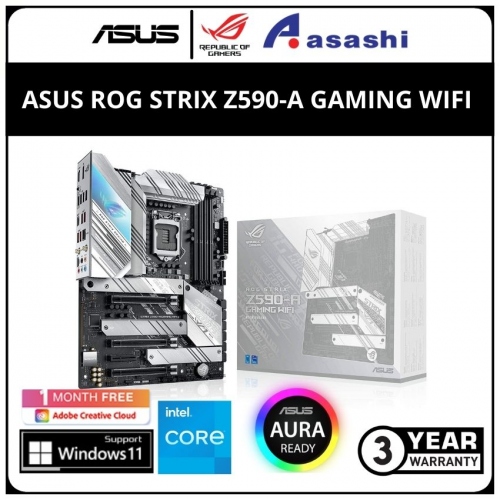 ASUS ROG STRIX Z590-A GAMING WIFI (LGA1200) ATX Motherboard