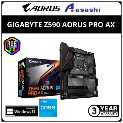 GIGABYTE Z590 AORUS PRO AX (LGA1200) ATX Motherboard