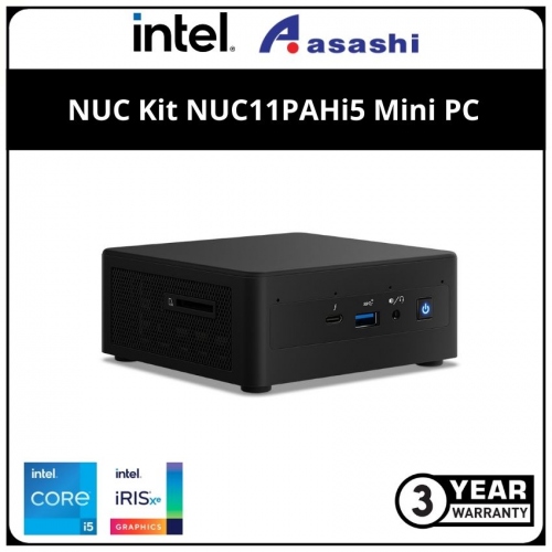 Intel NUC Kit NUC11PAHi5 Mini PC - (i5-1135G7,4.20 GHz/ 2x DDR4/ 2.5