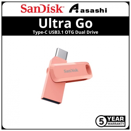 Sandisk (SDDDC3-064G-G46PC) 64GB Ultra Go-Peach Type-C USB3.1 OTG Dual Drive