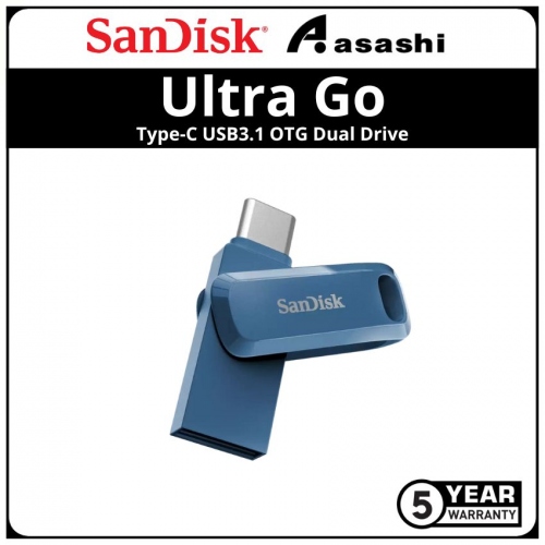 Sandisk (SDDDC3-064G-G46NB) 64GB Ultra Go-Blue Type-C USB3.1 OTG Dual Drive