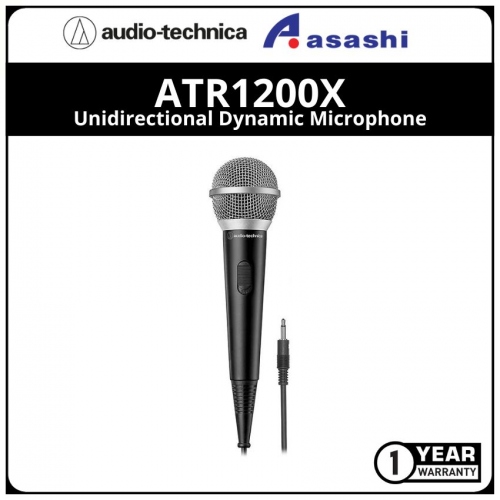 Audio-Technica ATR1200X Unidirectional Dynamic Microphone (1 yrs Limited Hardware Warranty)