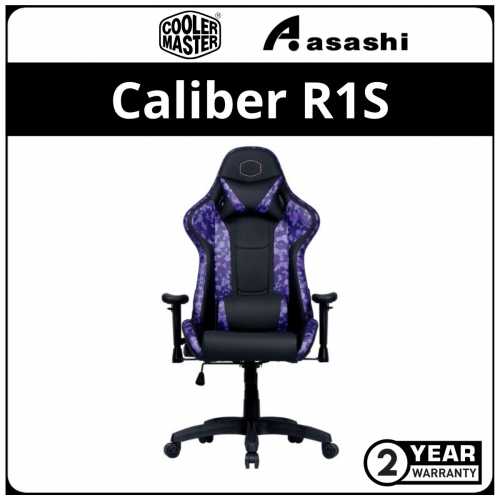 Cooler Master Caliber R1S Gaming Chair (Camo Purple) - 2Y