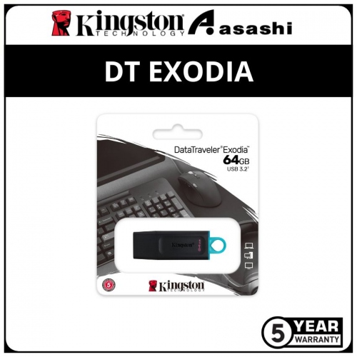 Kingston DT Exodia 64GB USB3.2 Flash Drive