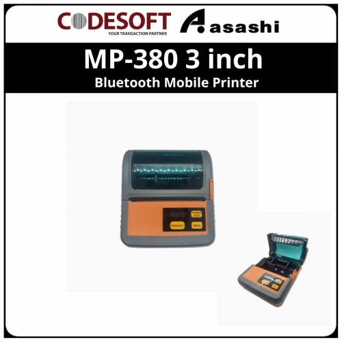 Code Soft MP-380 3 inch Bluetooth Mobile Printer