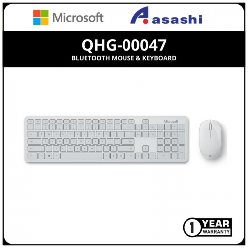 Microsoft QHG-00047 Bluetooth Mouse & Keyboard-Monza Gray (1 yrs Limited Hardware Warranty)