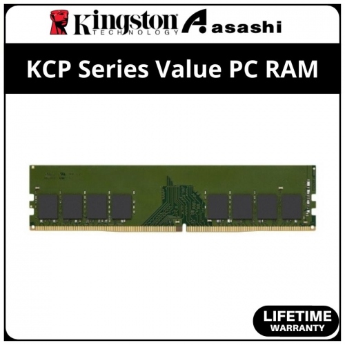 Kingston DDR4 8GB 2666MHz KCP Series Value PC Ram -KCP426NS8/8