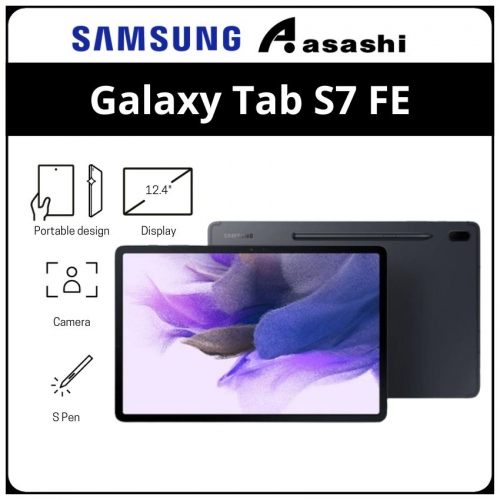 Samsung Galaxy Tab S7 FE 4GB/64GB WiFi Android Tablet Grey (SM-T733NZKAXME)