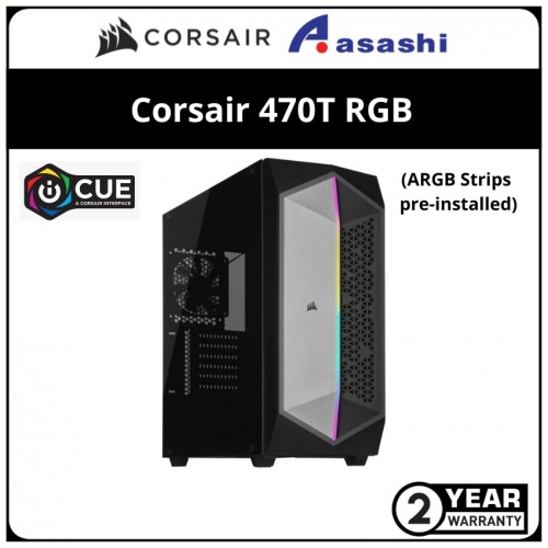 PROMO Corsair 470T RGB Mid-Tower ATX Case