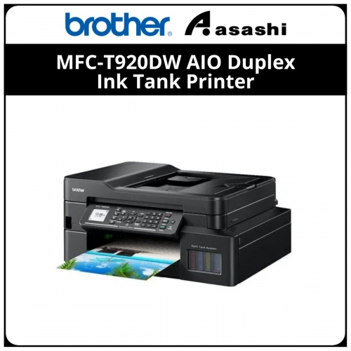 Brother MFC-T920DW AIO Duplex With Wireless Ink Tank Printer