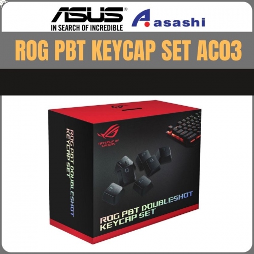 ASUS ROG PBT KEYCAP SET AC03 - Black