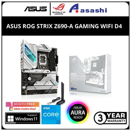 ASUS ROG STRIX Z690-A GAMING WIFI D4 (LGA1700) ATX Motherboard