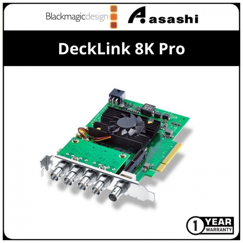 BlackMagic Design DeckLink 8K Pro PCIe Cinema Capture Card