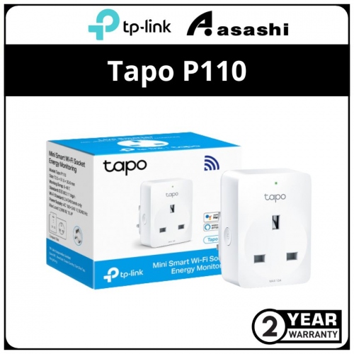 TP Link Tapo P110 Mini Smart WiFI Socket With Energy Monitoring, Tapo P110, Asashi Technology Sdn Bhd (332541-T)