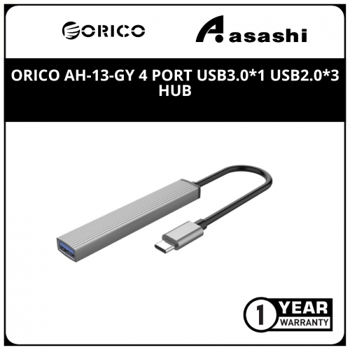 ORICO AH-13-GY 4 port USB3.0*1 USB2.0*3 Hub