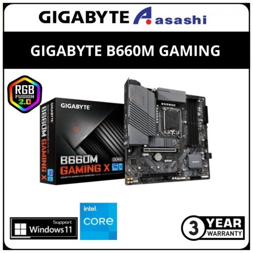 GIGABYTE B660M GAMING DDR4 (LGA1700) M-ATX Motherboard