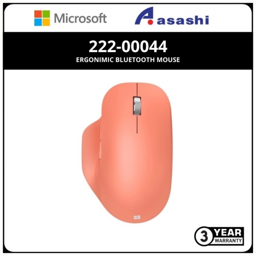 Microsoft 222-00044 Ergonomic Bluetooth Mouse - Peach (3 yrs Limited Hardware Warranty)