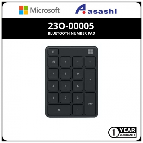 Microsoft 23O-00005 Bluetooth Number Pad - Black(1 yrs Limited Hardware Warranty)