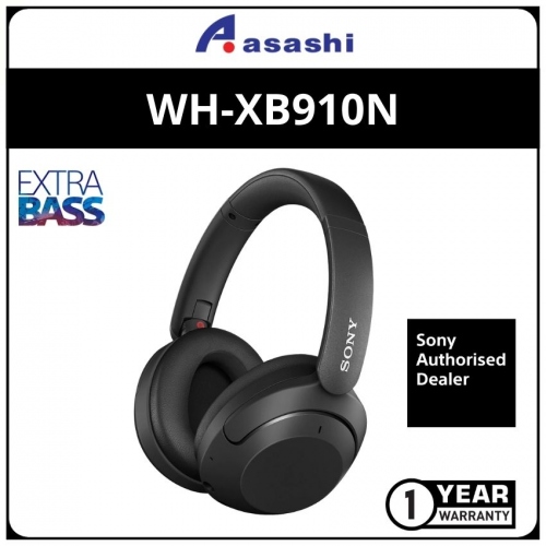 Sony WH-XB910N/BK Wireless Noise Cancelling Headphone (1 yrs Manufacturer Warranty)