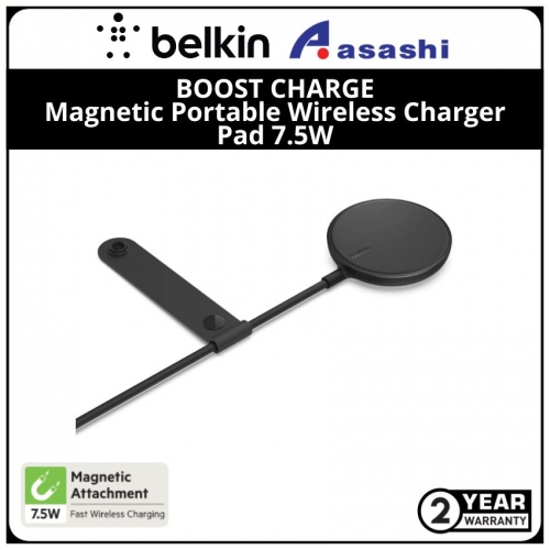 Belkin BOOST CHARGE
Magnetic Portable Wireless Charger Pad 7.5W for iPhone - Black