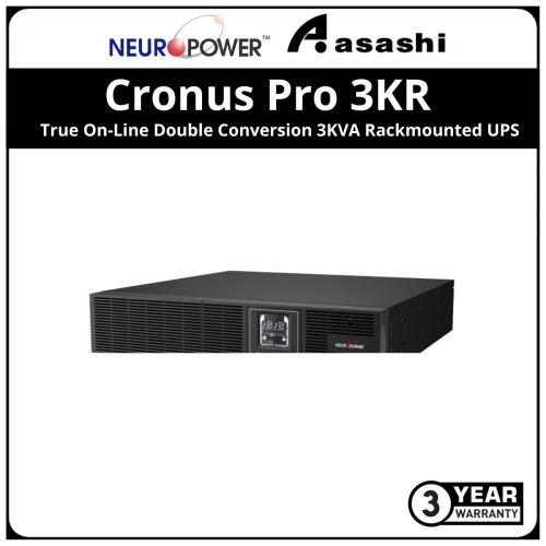 NeuroPower Cronus Pro 3KR True On-Line Double Conversion 3KVA Rackmounted UPS