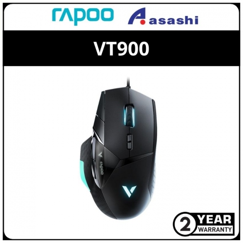 Rapoo VT900 Optical Wired Gaming Mouse - 2Y