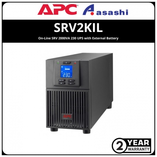 APC Easy UPS SRV2KIL On-Line SRV 2000VA 230 UPS with External Battery