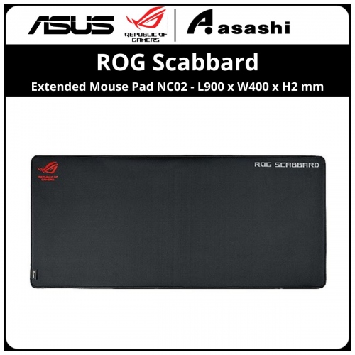 ASUS ROG Scabbard Extended Mouse Pad NC02 - L900 x W400 x H2 mm