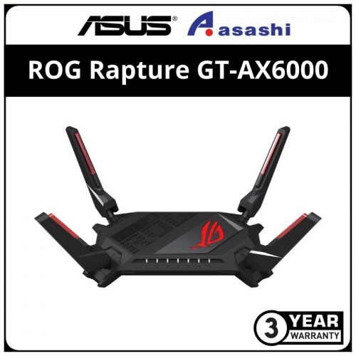 Asus ROG Rapture GT-AX6000 Dual-band WiFi 6 (802.11ax) Gaming Router