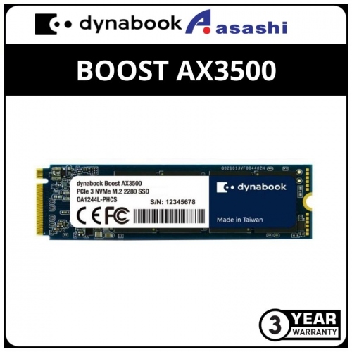 Dynabook Boost AX3500 512GB M.2 2280 PCIe Gen3 x4 NVMe SSD