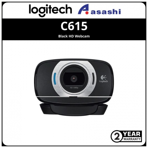 Logitech C615-Black HD Webcam (2 yrs Limited Hardware Warranty)