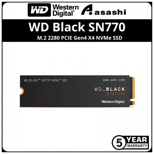 HD SSD 1TB WD BLACK SN770 M.2 NVME GEN4 5150MB/S
