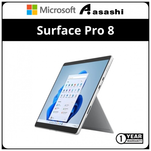 MS Surface Pro 8 Commercial-8PQ-00028-(Intel i5-1135G7/8GB RAM/256GB SSD/13