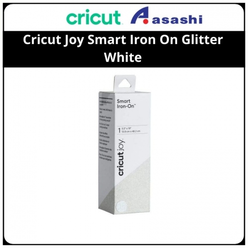 Cricut 2007223 Joy Smart Iron On Glitter White - 5.5