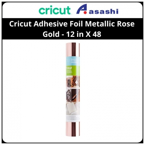 Cricut 2003651 Adhesive Foil Metallic Rose Gold - 12 in X 48 in
Ideal for making easily removable decals, labels, window decor, and other DIY projects