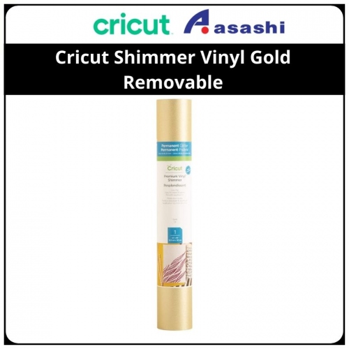 Cricut 2004542 Shimmer Vinyl Gold Removable - 12