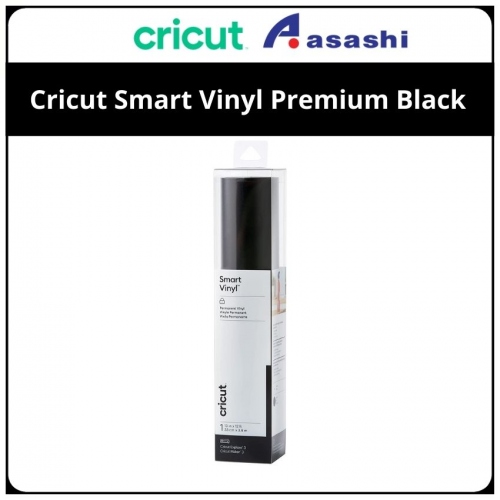 Cricut 2009053 Smart Vinyl Premium Black - 1 Roll 33 cm X 3.7 M (13 In X 12 Ft), For Explore 3 & Maker 3