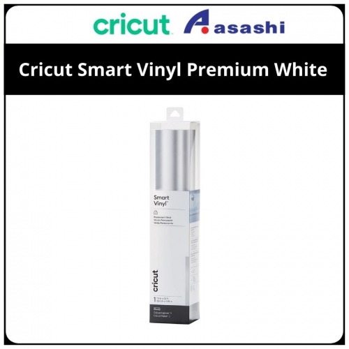 Cricut 2009054 Smart Vinyl Premium White - 1 Roll 33 cm X 3.7 M (13 In X 12 Ft), For Explore 3 & Maker 3